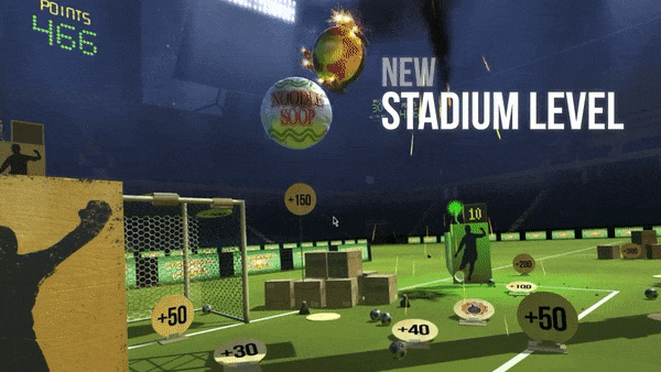 Headmaster PC gameplay GIF — stadium